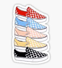 Checkerboard Vans Sticker