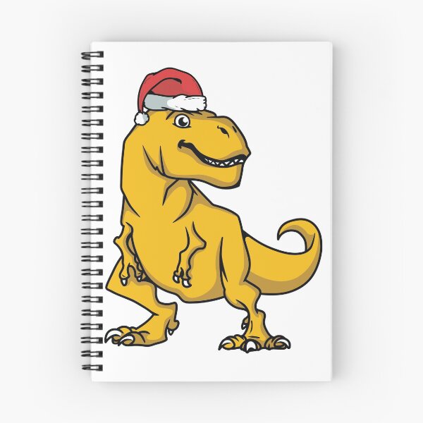 Item preview, Happy yellow T-Rex dinosaur just for the Christmas time designed and sold by yetileti.