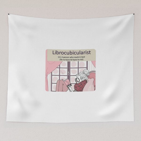 Item preview, Librocubicularist - A Person Who Reads in Bed designed and sold by DoodleDashCollective.