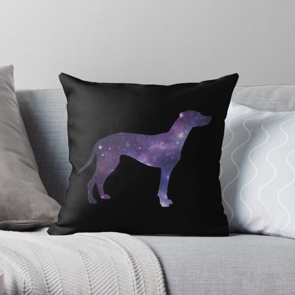 galaxy mutt Throw Pillow