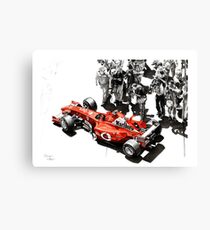 Ferrari F2002 Michael Schumacher. Lagend Ferrari Canvas Print
