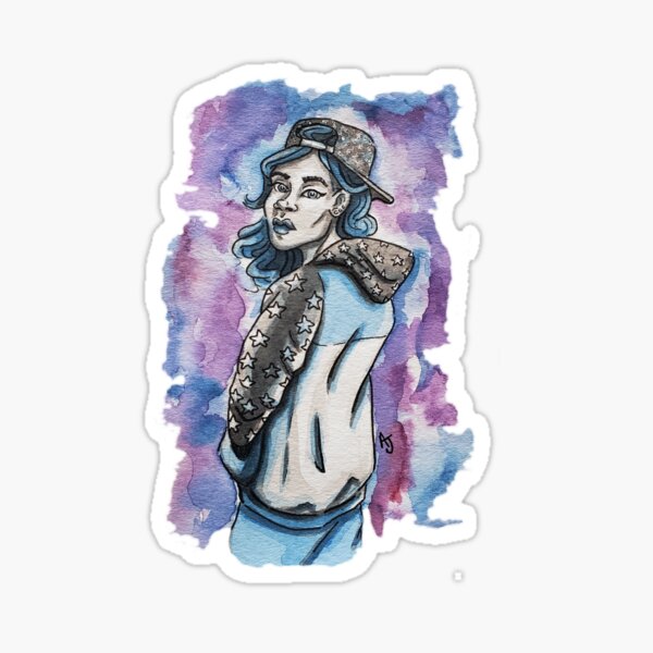 Star Girl Sticker