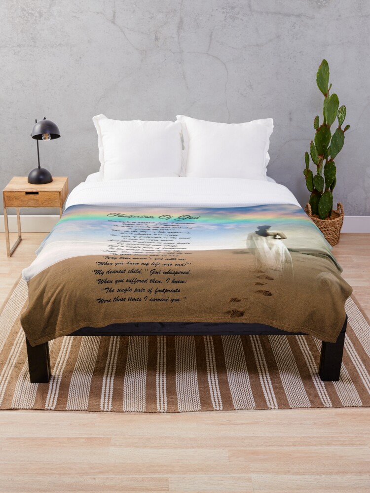 Beach scene throw blanket hot sale