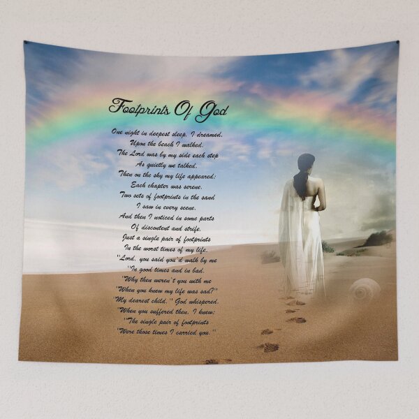 Item preview, Footprints of God Beach Scene designed and sold by Angelinas.