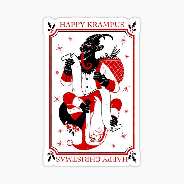 Item preview, happy christmas krampus designed and sold by Gossip Rag.