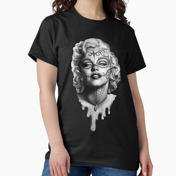 Item preview, Marilyn Monroe Sugar Skull designed and sold by ShayneoftheDead.