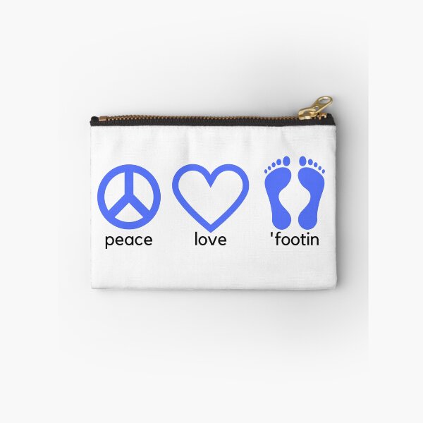 Item preview, Peace Love and Footin--for Barefoot Water Skiers and Runners designed and sold by SerenityDesigns.