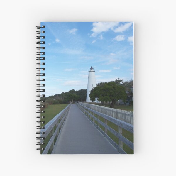 Ocracoke Island Lighthouse Spiral Notebook