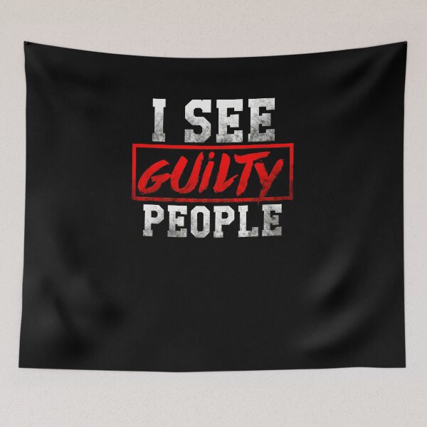 Item preview, Funny I See Guilty People Laws Lawyer Judge Attorney T-Shirt designed and sold by LookTwice.