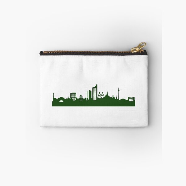 Item preview, LEIPZIG skyline in forest green designed and sold by 44spaces.