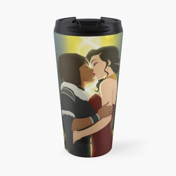 Korrasami Comic Kiss Travel Coffee Mug For Sale By Ansdrela Redbubble 