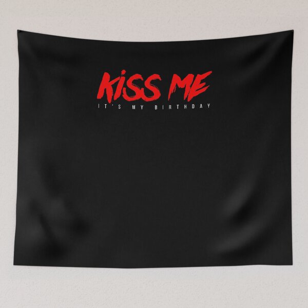Item preview, Funny Kiss Me It's My Birthday Humor Idioms Joke Lover Shirt designed and sold by LookTwice.
