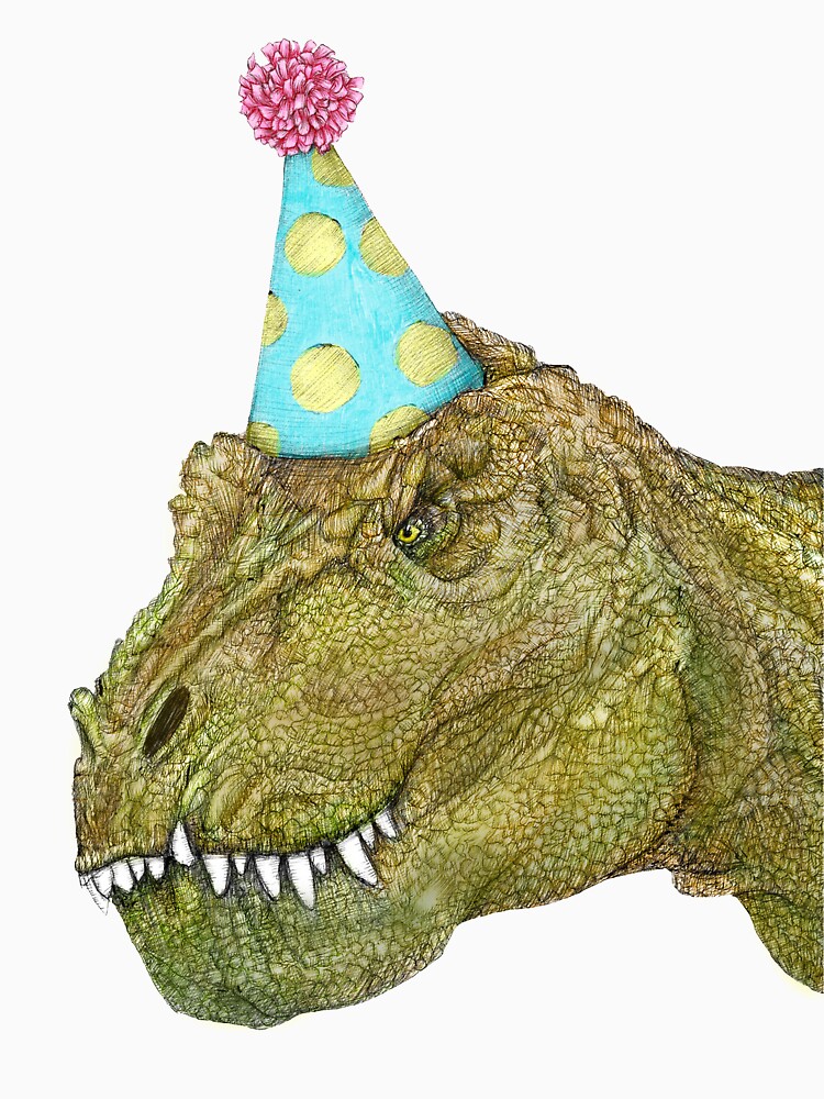 Thumbnail 7 of 7, Classic T-Shirt, Party Dinosaur designed and sold by ECMazurDesign.