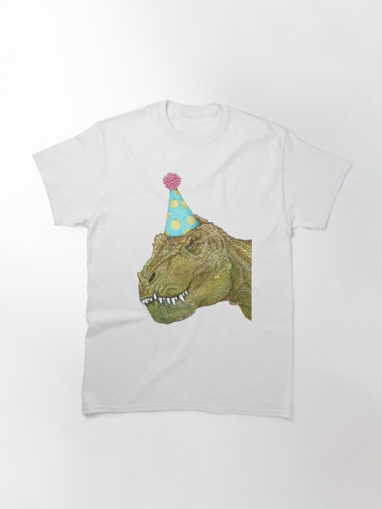 Thumbnail 3 of 7, Classic T-Shirt, Party Dinosaur designed and sold by ECMazurDesign.