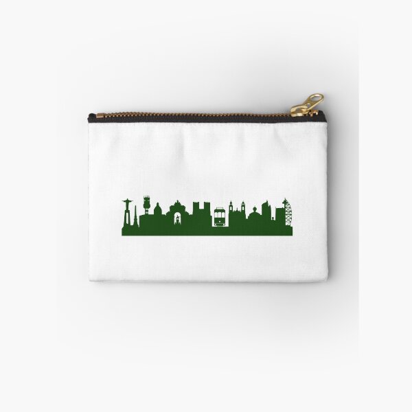Item preview, LISBON skyline in forest green designed and sold by 44spaces.