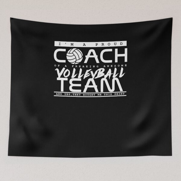 Item preview, Cool Proud Coach Of A Freaking Awesome Volleyball Team Shirt designed and sold by LookTwice.