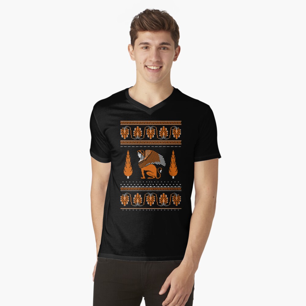 Item preview, V-Neck T-Shirt designed and sold by flaroh.