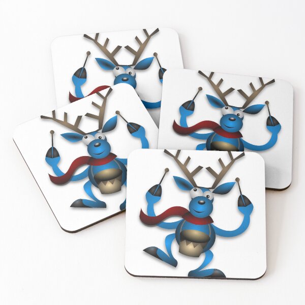 Item preview, Reindeer in Drums designed and sold by mademesmile.