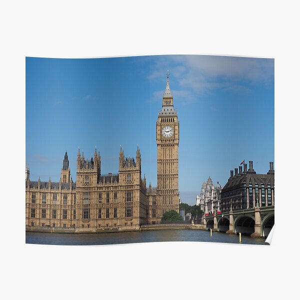 Houses of Parliament in London Poster