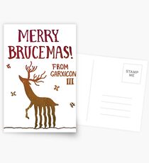 Merry Brucemas from Garxicon III! Postcards