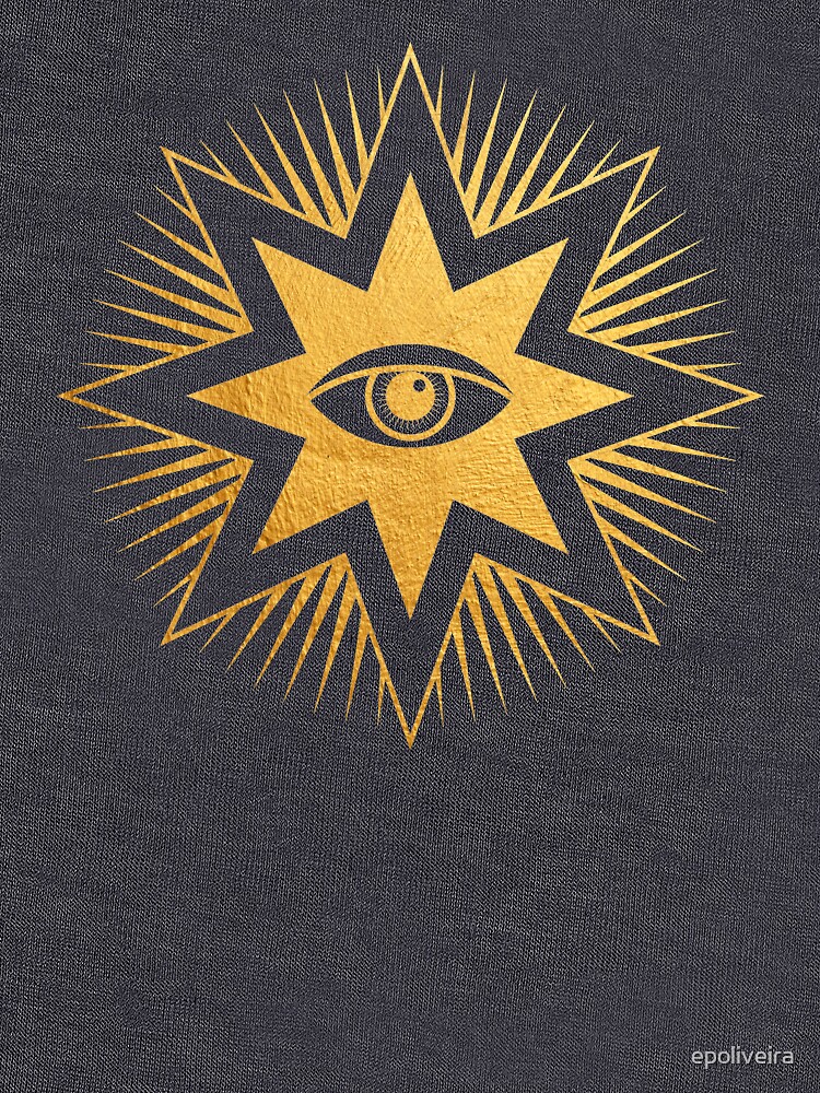 Gold symbol All seeing eye by epoliveira