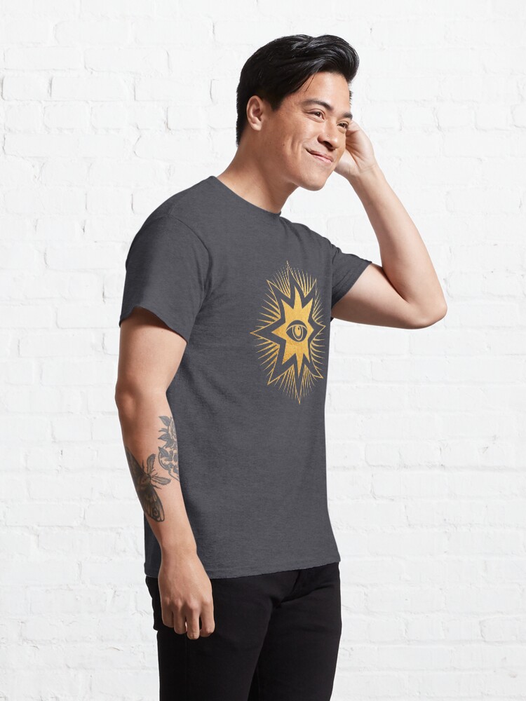 Alternate view of Gold symbol All seeing eye Classic T-Shirt