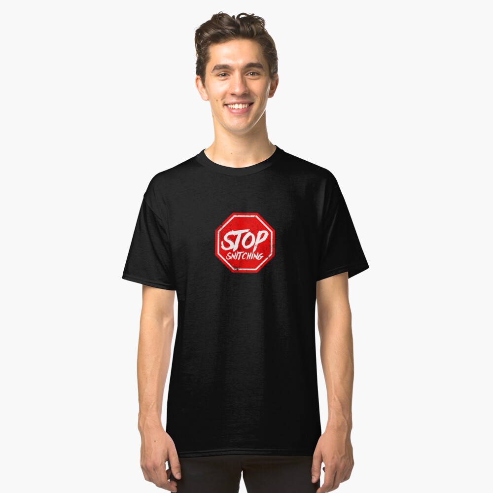 no snitching shirt