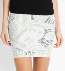 DOWNHILL SKATEBOARD DIVISION T-SHIRT Mini Skirt