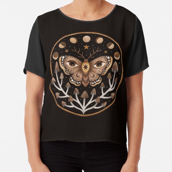 Forest visions Chiffon Top
