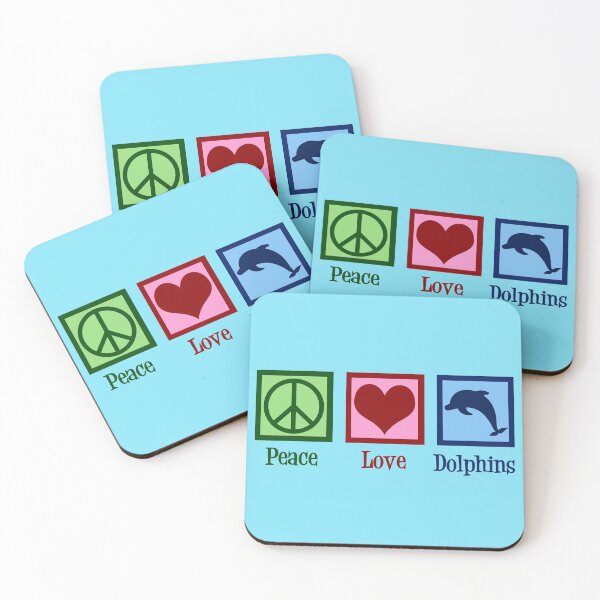 Item preview, Peace Love Dolphins designed and sold by Epic Love Designs.