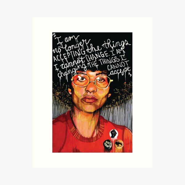 Angela Davis Art Print