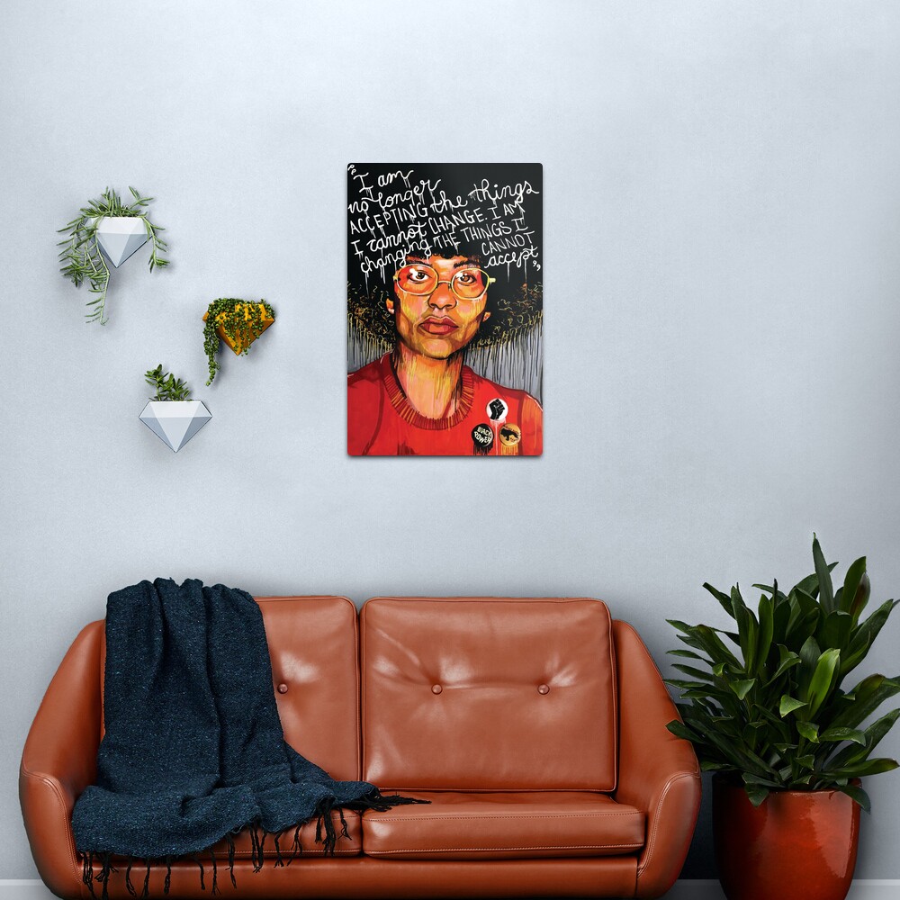 Angela Davis Metal Print