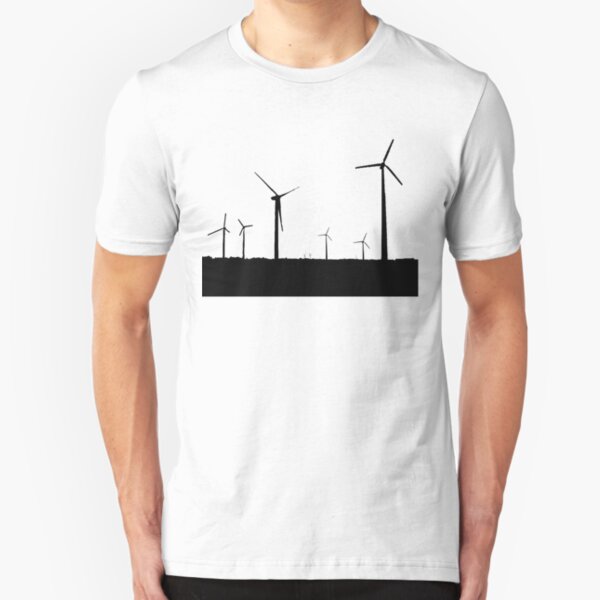 Wind Turbine Slim Fit T-Shirt