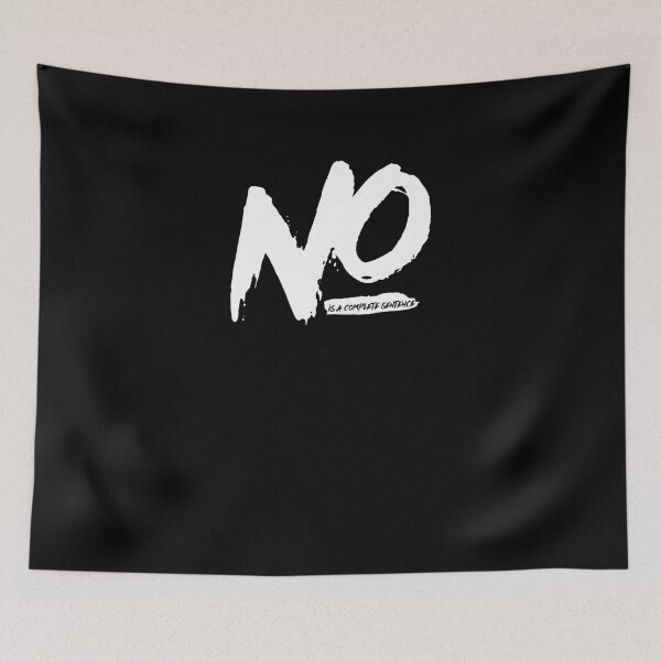 Item preview, Funny No Is A Complete Sentence Sarcasm Attitude Teen Shirt designed and sold by LookTwice.