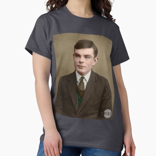 Item preview, Alan Turing, 1927 - Colorized designed and sold by Carpe Colorization .