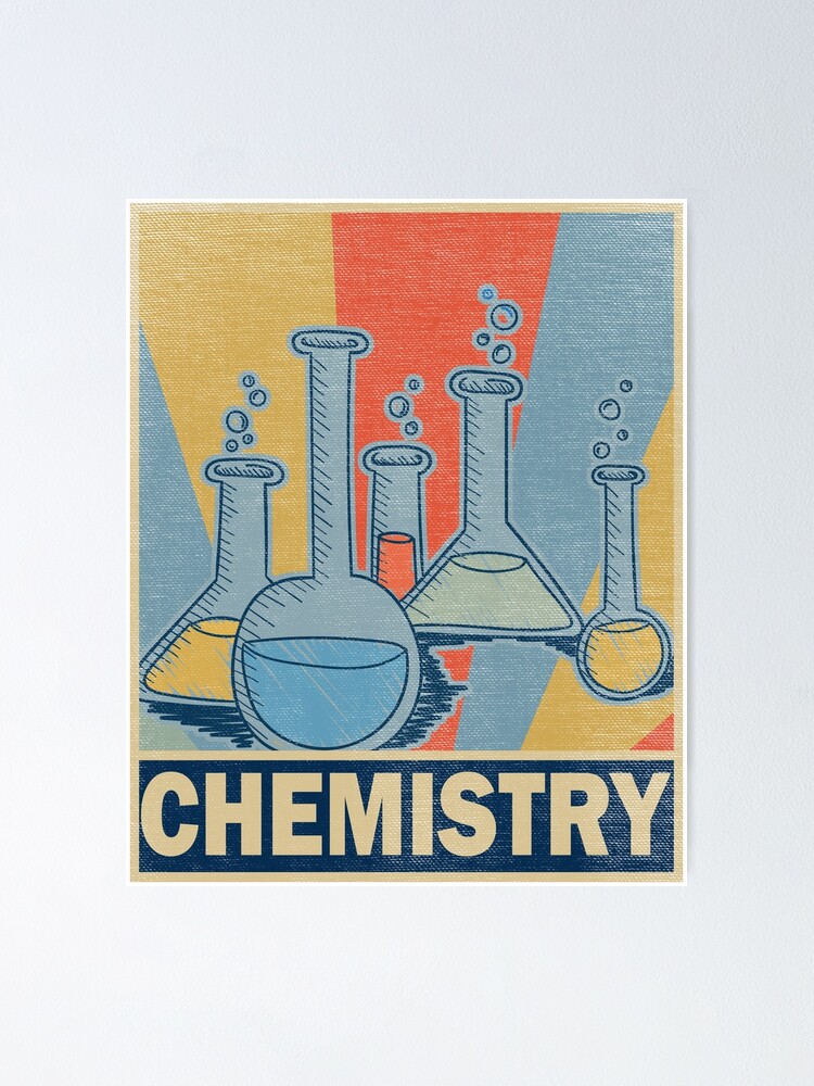 Chemistry Poster Vintage Science Laboratory Poster