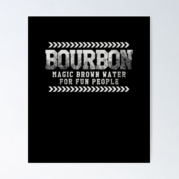 Item preview, Funny Bourbon Magic Brown Water For Fun People Drinking Tee designed and sold by LookTwice.