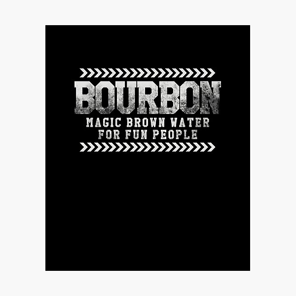 Item preview, Funny Bourbon Magic Brown Water For Fun People Drinking Tee designed and sold by LookTwice.