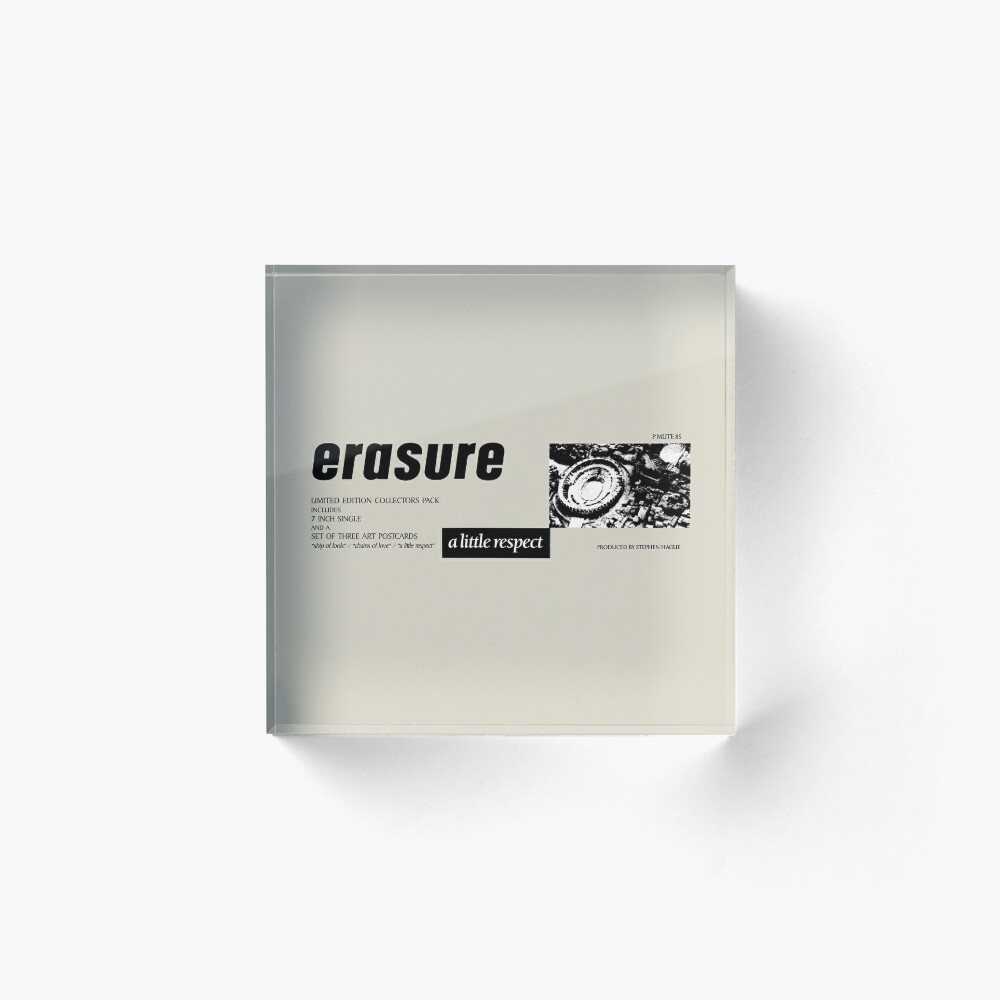 Erasure A Little Respect Art Board Print By Throwbackmotors Redbubble