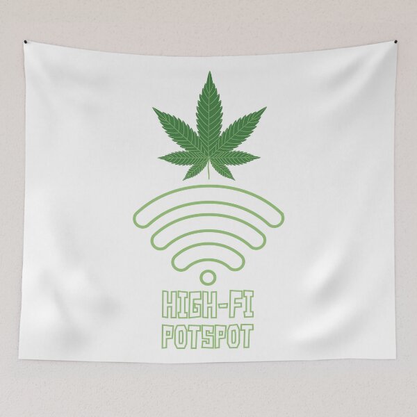 Item preview, Cannabis Bong Pot Spot Wifi designed and sold by emphatic.