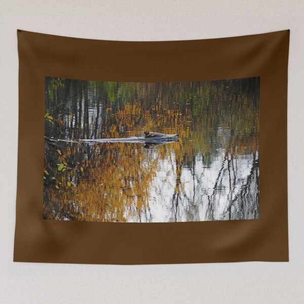 Item preview, Autumn Pond In Gold designed and sold by Deb Oppermann.