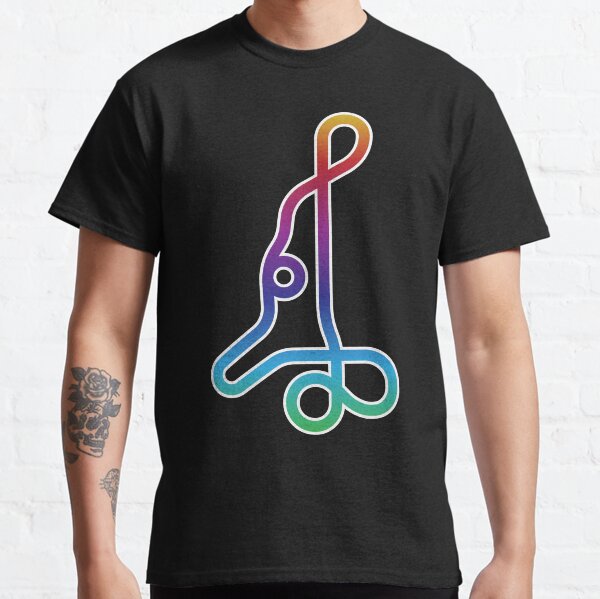 Regenbogen-Straßenkarte Classic T-Shirt