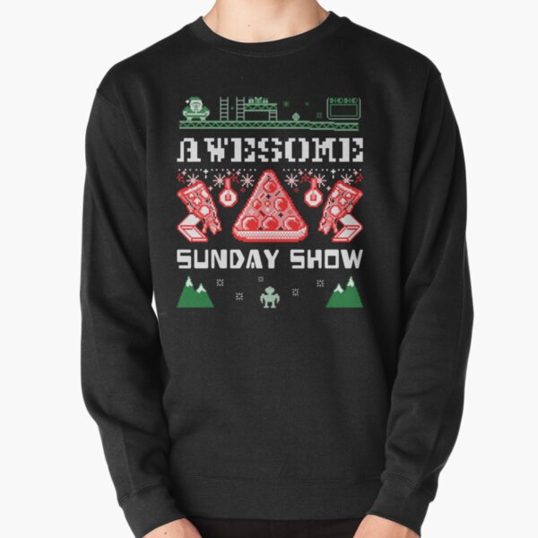 Pizza Christmas Sweater Pullover Sweatshirt