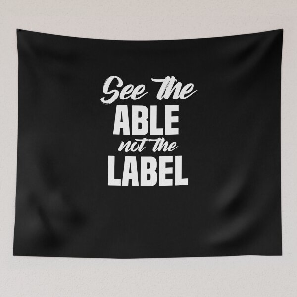Item preview, Cool See The Able Not The Label Autism Autistic T-Shirt designed and sold by LookTwice.