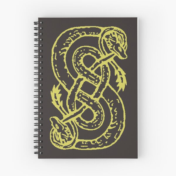 Item preview, The Urnes Snakes, ancient symbol associated with Loki. (gold) designed and sold by sacredsymbology.
