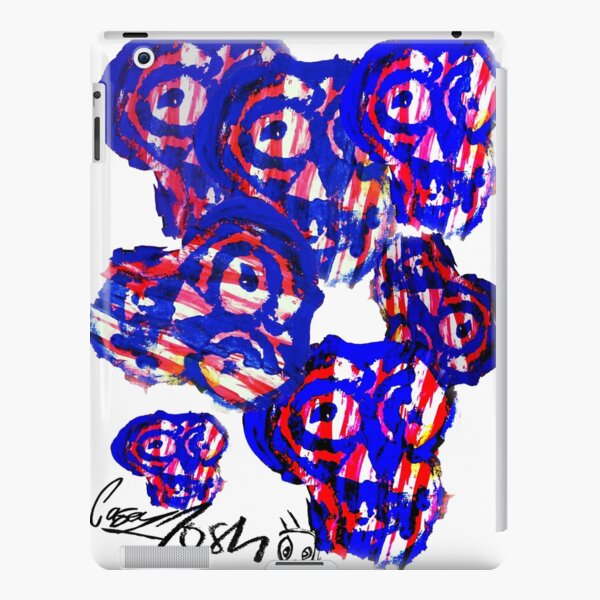 some skulls and colours iPad Snap Case