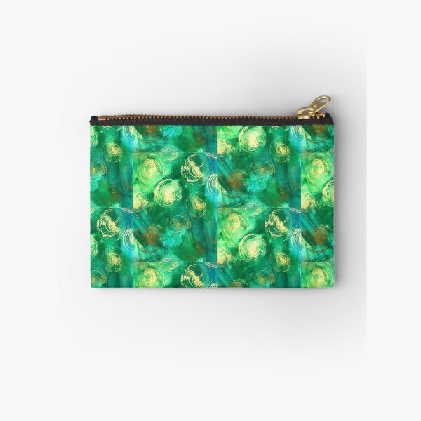 Item preview, BlueGreen with Gold Circles designed and sold by Julia Foxworth.