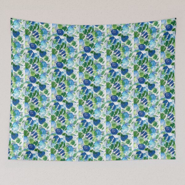 Item preview, Bluegreen stamp print designed and sold by Julia Foxworth.