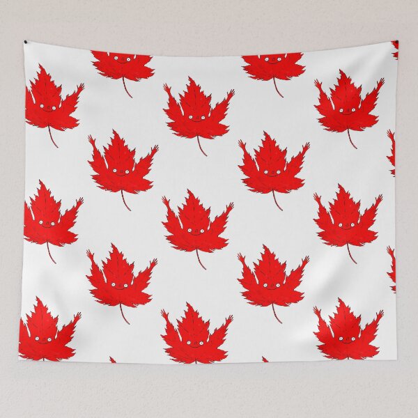Item preview, Canada Day happy maple leaf designed and sold by HeidiBurton.