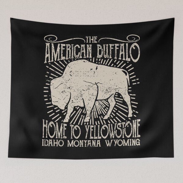 Item preview, American Buffalo Retro Vintage Distressed Design designed and sold by JakeRhodes.